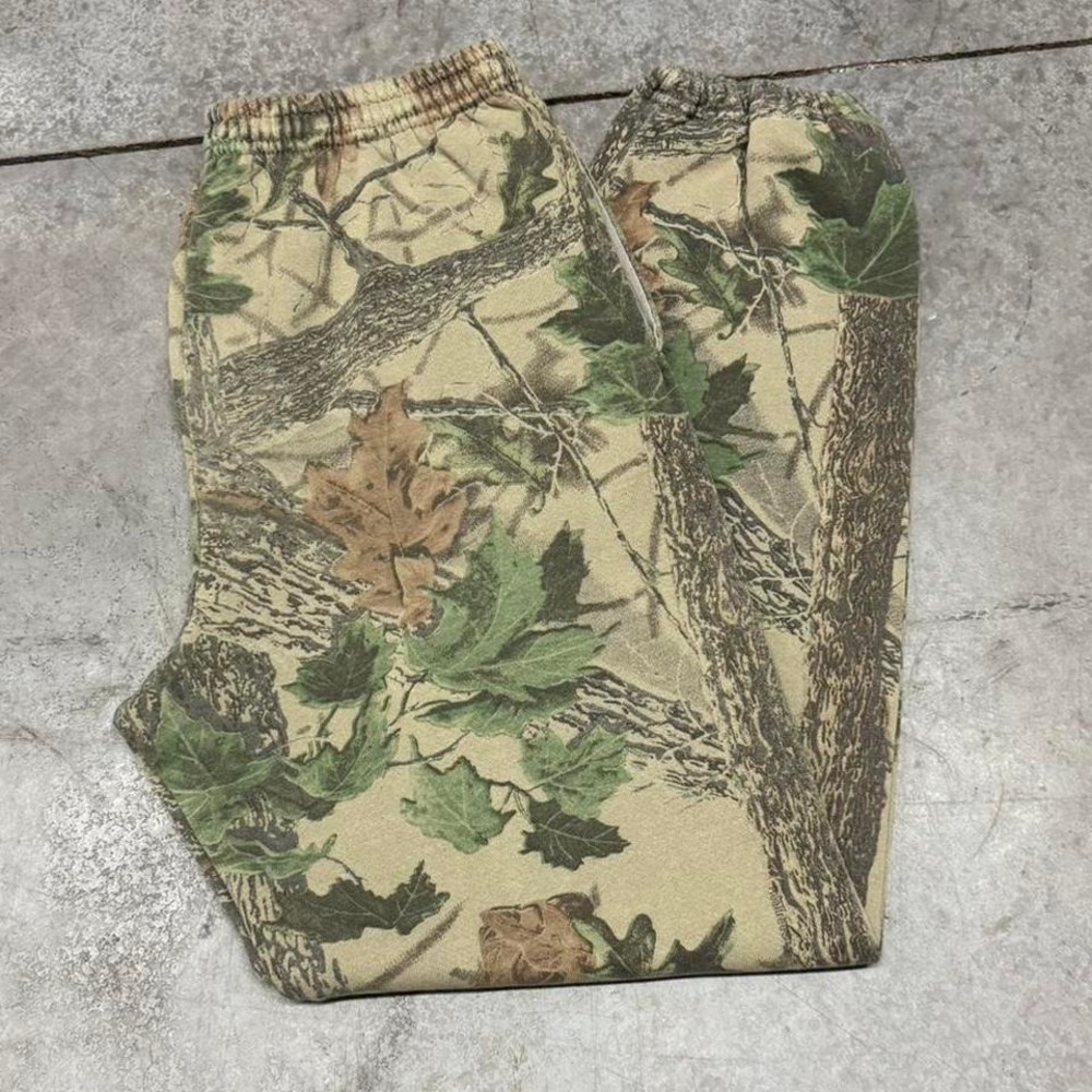 Realtree Camo Baggy Sweatpants Vintage 90s Joggers Sz Large